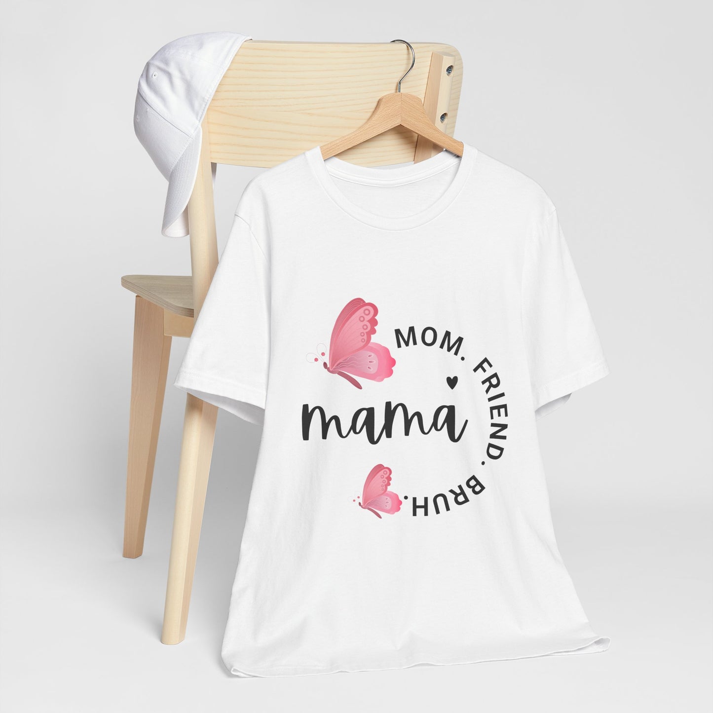Mama Butterfly Unisex Tee, Cute Mother's Day Gift, Butterfly Graphic T-Shirt, Mom's Day, Spring Fashion, Gift for Her