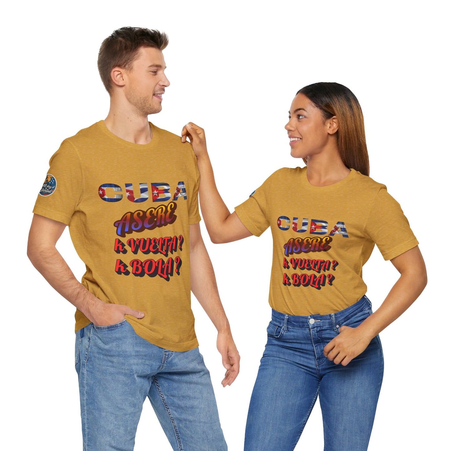 Cuban Vibes Tee, Casual Summer Shirt, Graphic Unisex Tee, Gift for Him/Her, Fiesta Apparel, Cool Graphic Tee