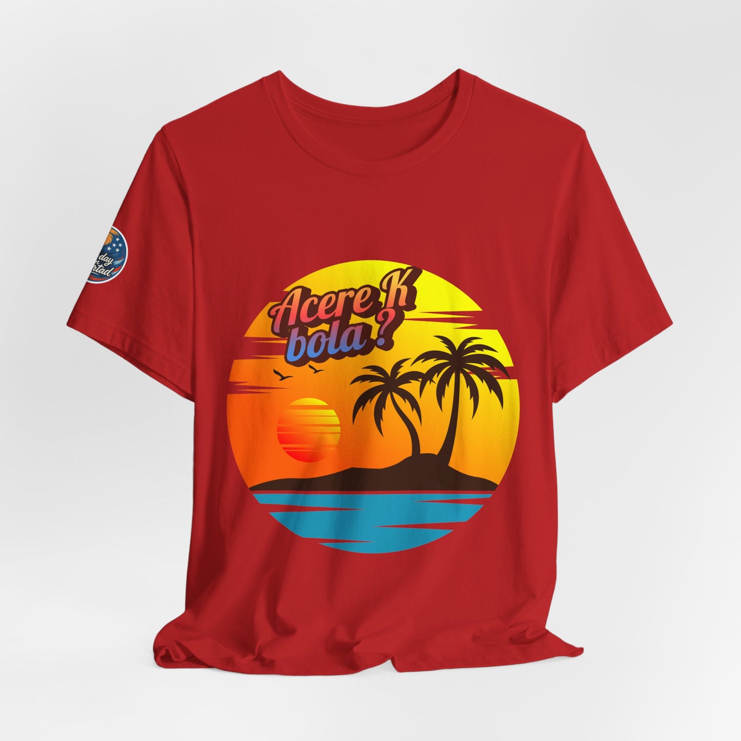 Tropical Sunset Tee, Casual Summer Shirt, Beach Vibes Apparel, Unisex Graphic Tee, Travel Inspired T-Shirt, Unique Gift for Adventurers