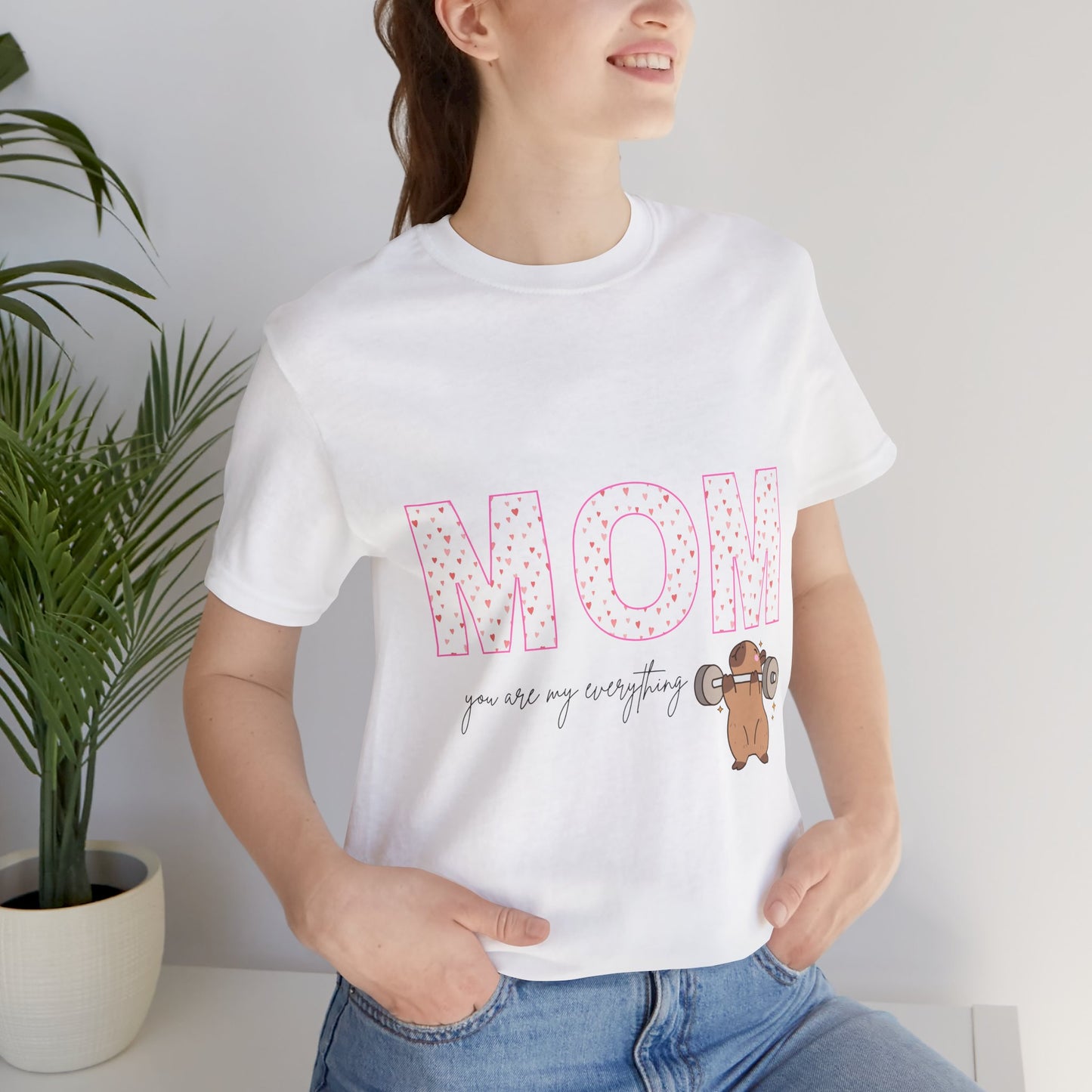 Mom Appreciation Graphic Tee, Cute Mother's Day Shirt, Gift for Mom, Casual Mom's Day T-Shirt, Trendy Unisex Tee
