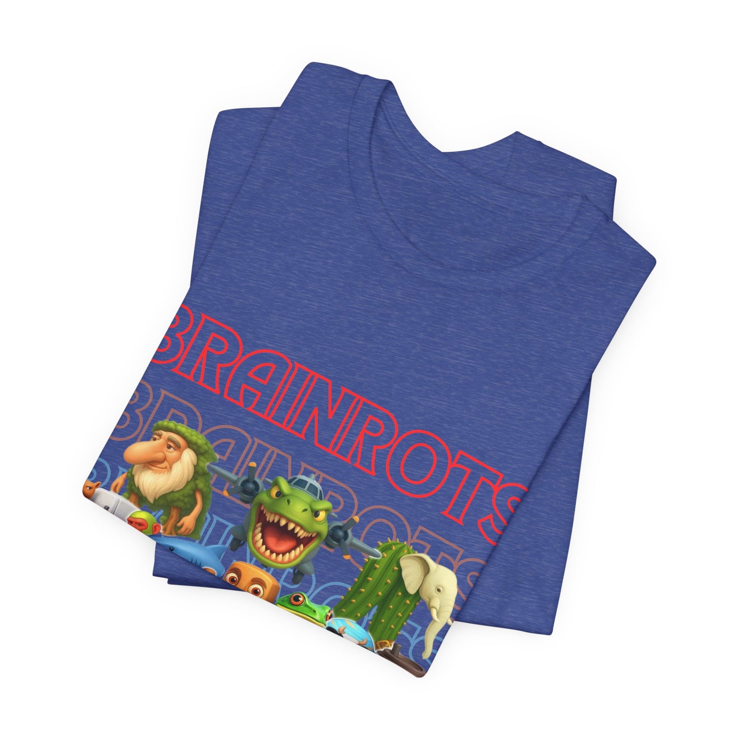 Brainrots Unisex Tee - Fun Graphic Shirt for Casual Wear, Gifts for Gamers, Retro Style, Everyday Comfort, Unique Fashion Statement