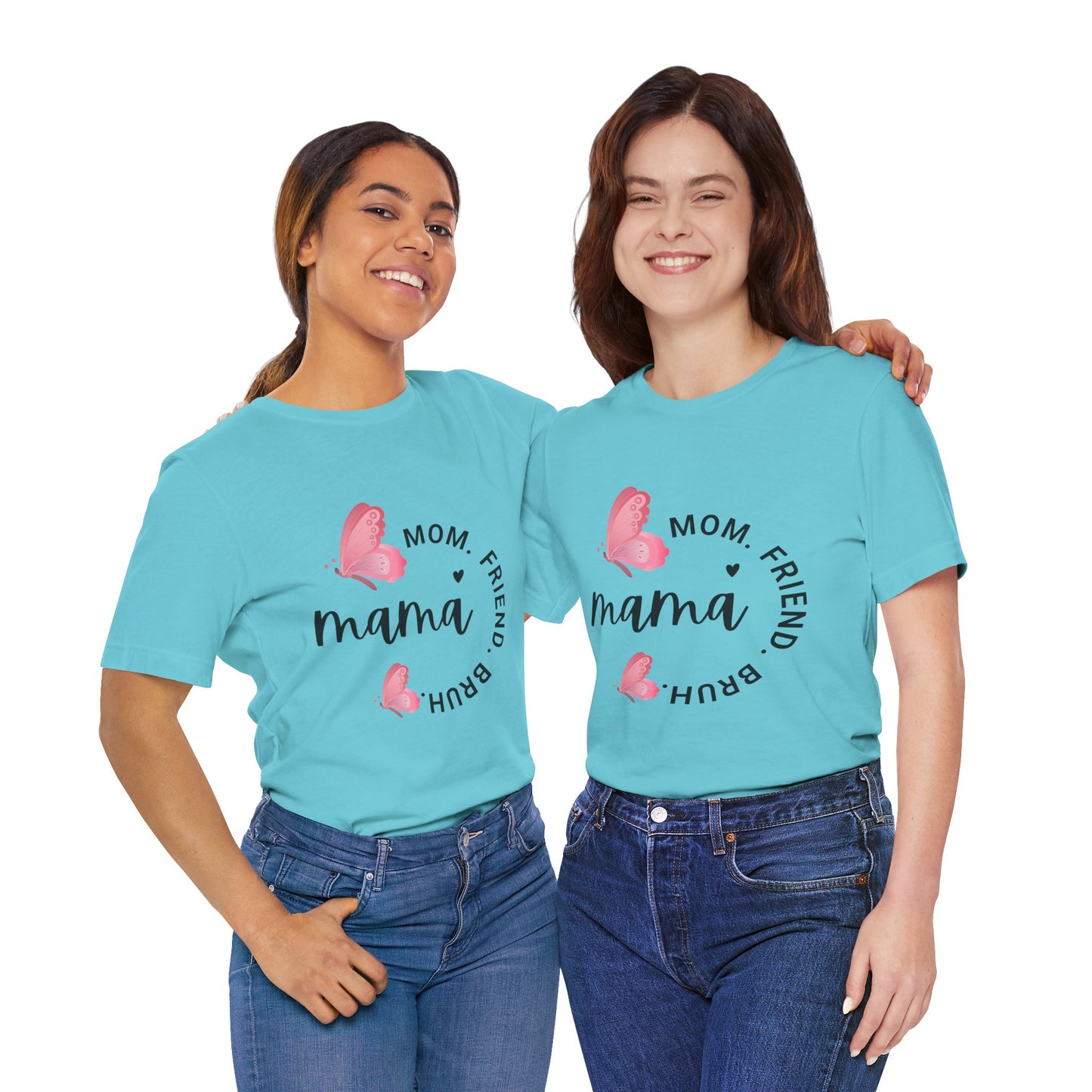 Mama Butterfly Unisex Tee, Cute Mother's Day Gift, Butterfly Graphic T-Shirt, Mom's Day, Spring Fashion, Gift for Her