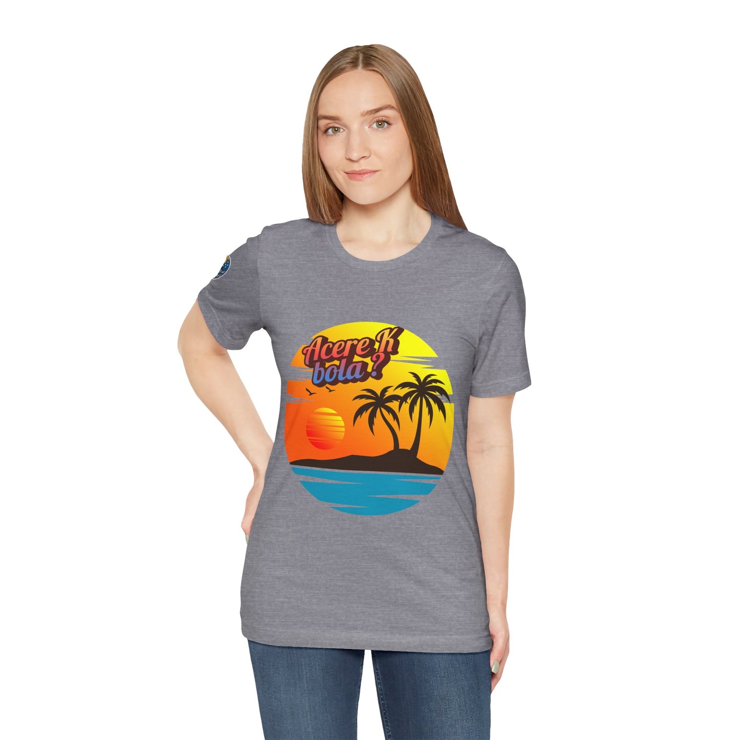 Tropical Sunset Tee, Casual Summer Shirt, Beach Vibes Apparel, Unisex Graphic Tee, Travel Inspired T-Shirt, Unique Gift for Adventurers