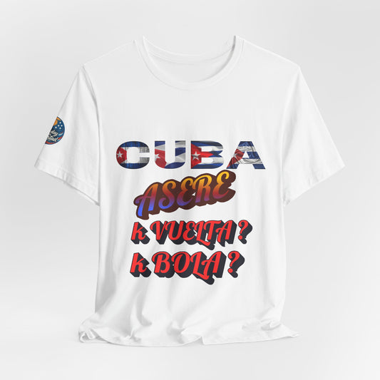 Cuban Vibes Tee, Casual Summer Shirt, Graphic Unisex Tee, Gift for Him/Her, Fiesta Apparel, Cool Graphic Tee