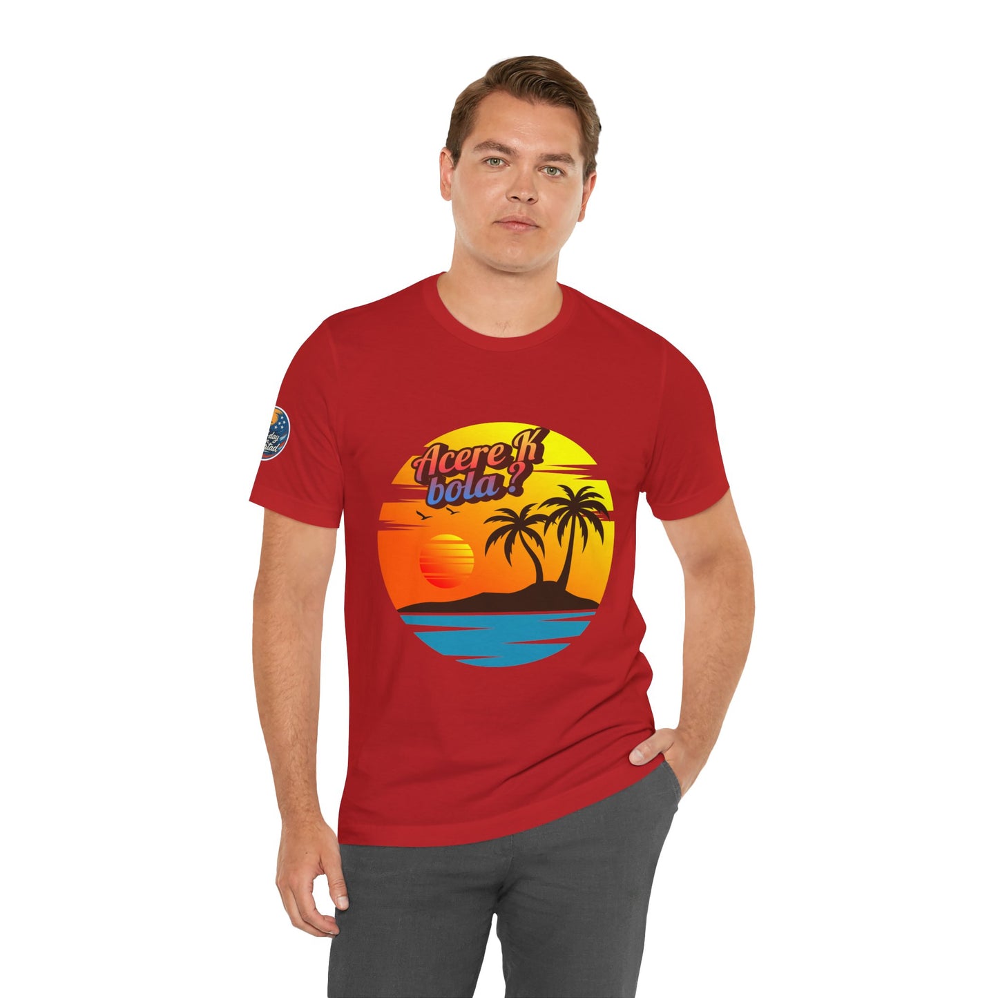 Tropical Sunset Tee, Casual Summer Shirt, Beach Vibes Apparel, Unisex Graphic Tee, Travel Inspired T-Shirt, Unique Gift for Adventurers