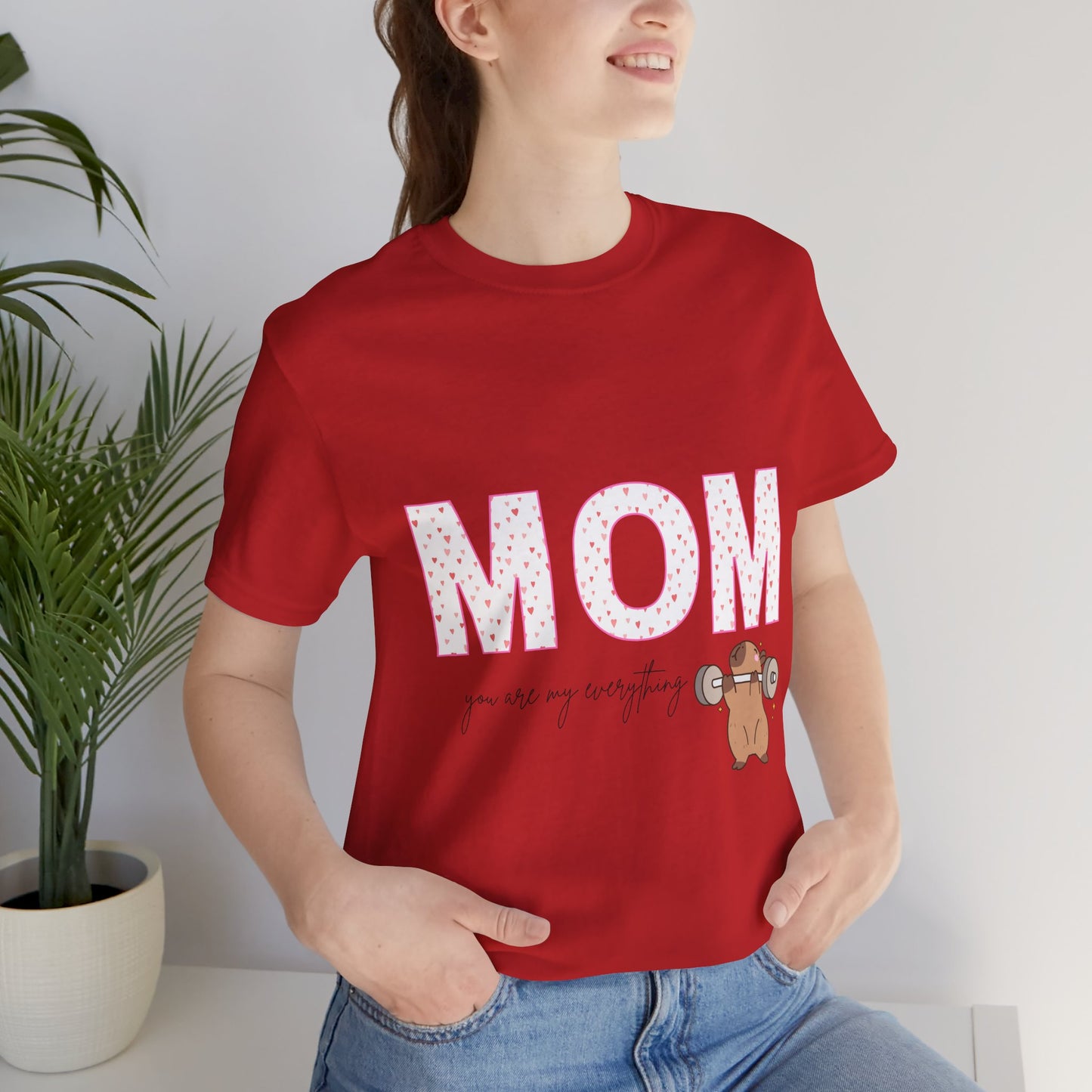 Mom Appreciation Graphic Tee, Cute Mother's Day Shirt, Gift for Mom, Casual Mom's Day T-Shirt, Trendy Unisex Tee