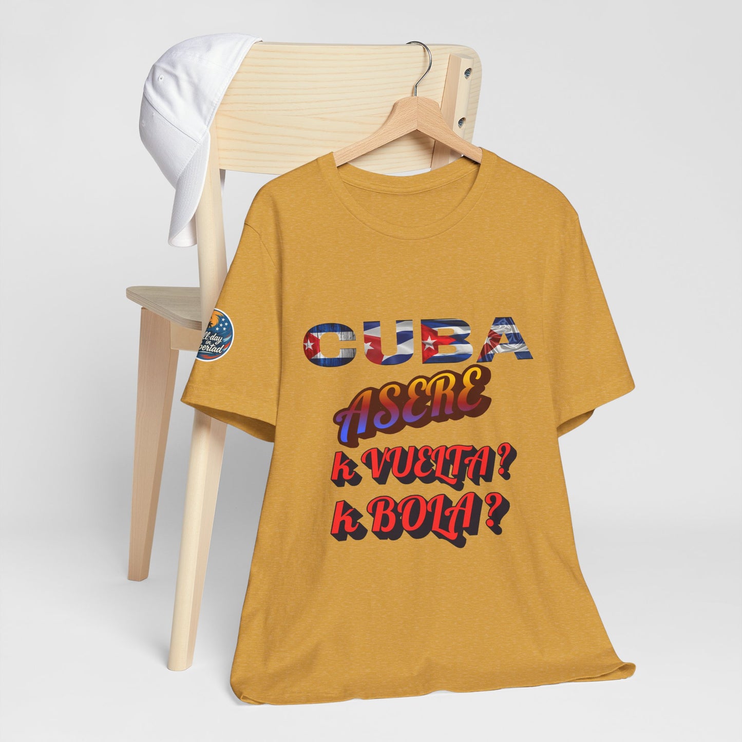 Cuban Vibes Tee, Casual Summer Shirt, Graphic Unisex Tee, Gift for Him/Her, Fiesta Apparel, Cool Graphic Tee