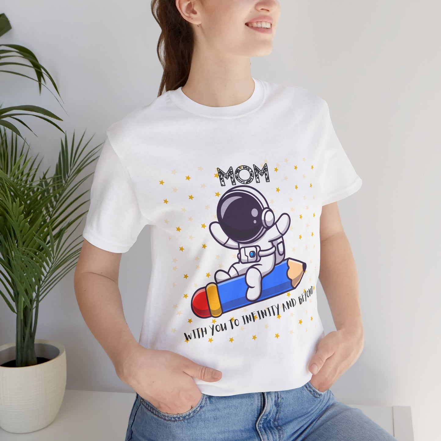 Cosmic Mom Tee - Perfect Gift for Astronaut Lovers, Mother's Day Gift, Cute Space Shirt, Fun Graphic Tee, Unique Mom Present