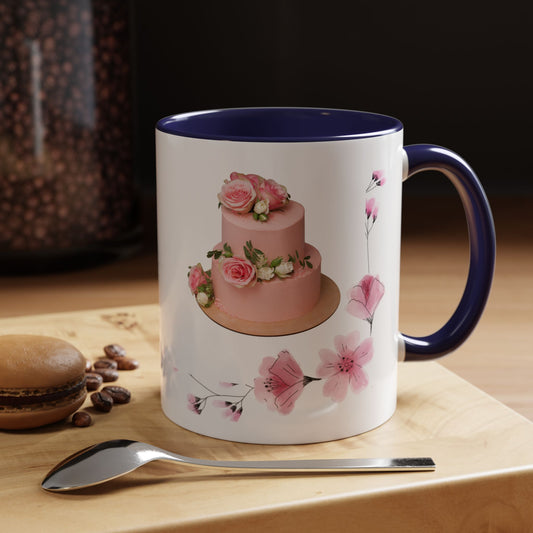 Floral Birthday Coffee Mug, Perfect Gift for Celebrations, Tea Lover's Mug, Party Favors, Flower Decor, Personalized Birthday Mug