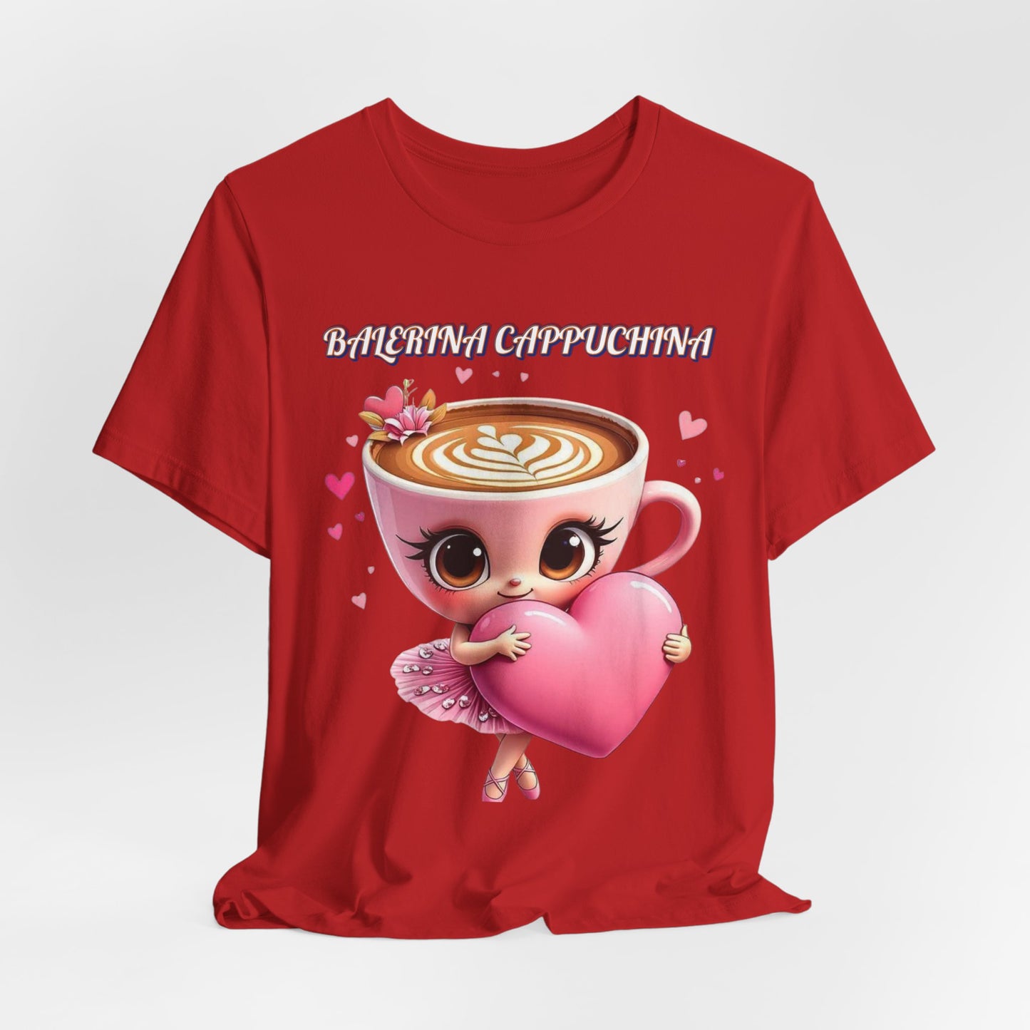 Cute Coffee Lover Tee, Adorable Graphic Shirt, Perfect Gift for Baristas, Coffee Enthusiasts, Valentine's Day, Birthdays, Casual Wear