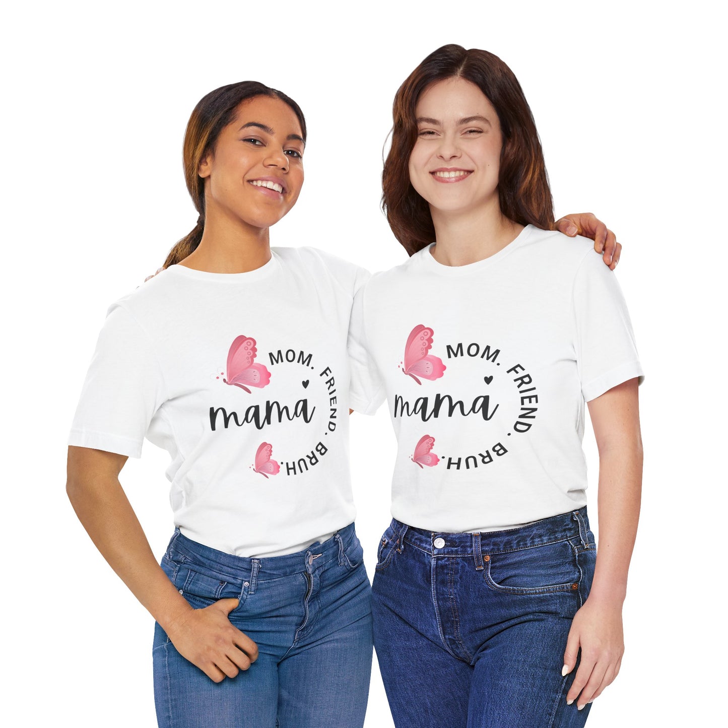 Mama Butterfly Unisex Tee, Cute Mother's Day Gift, Butterfly Graphic T-Shirt, Mom's Day, Spring Fashion, Gift for Her