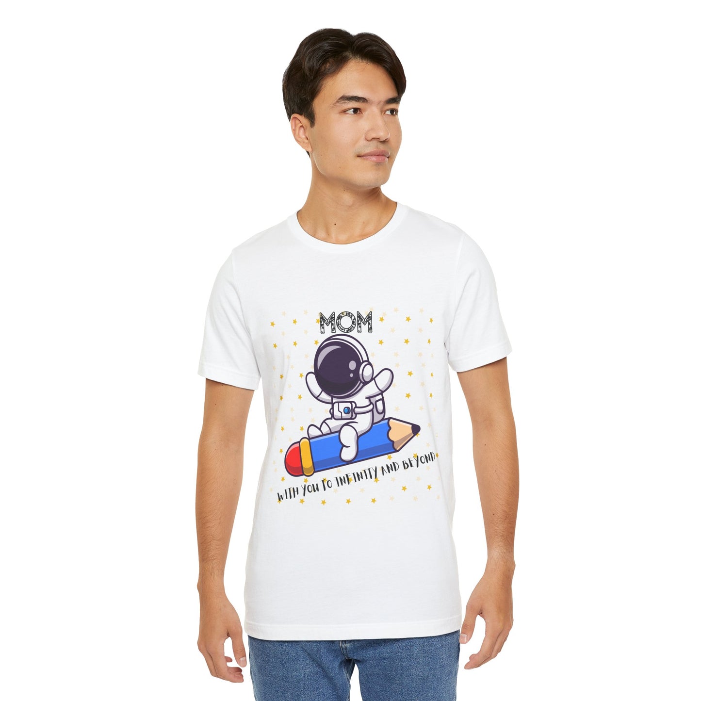 Cosmic Mom Tee - Perfect Gift for Astronaut Lovers, Mother's Day Gift, Cute Space Shirt, Fun Graphic Tee, Unique Mom Present