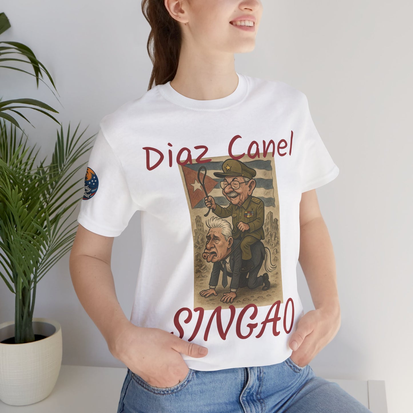 Sassy Political Humor Tee: Dias Canal Singao Shirt, Unisex Short Sleeve, Casual Wear, Gift for Friends, Funny Statement Tee
