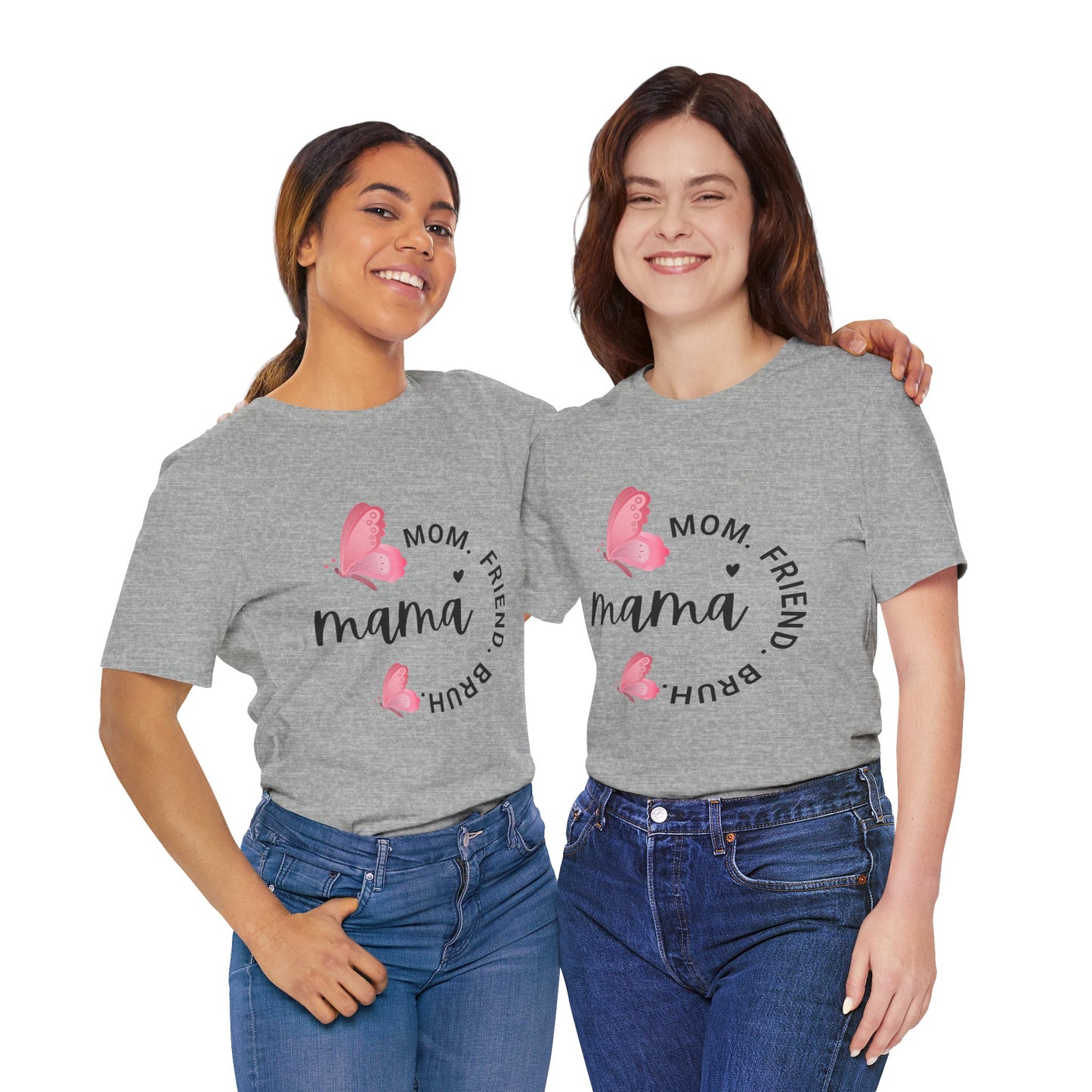 Mama Butterfly Unisex Tee, Cute Mother's Day Gift, Butterfly Graphic T-Shirt, Mom's Day, Spring Fashion, Gift for Her