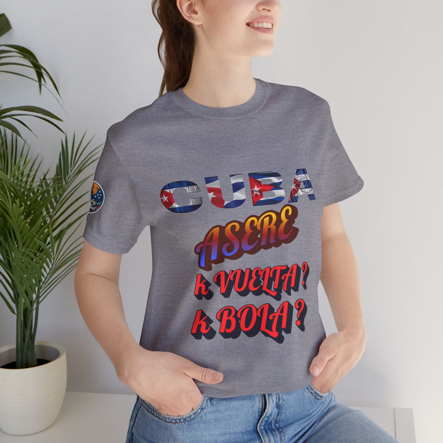 Cuban Vibes Tee, Casual Summer Shirt, Graphic Unisex Tee, Gift for Him/Her, Fiesta Apparel, Cool Graphic Tee