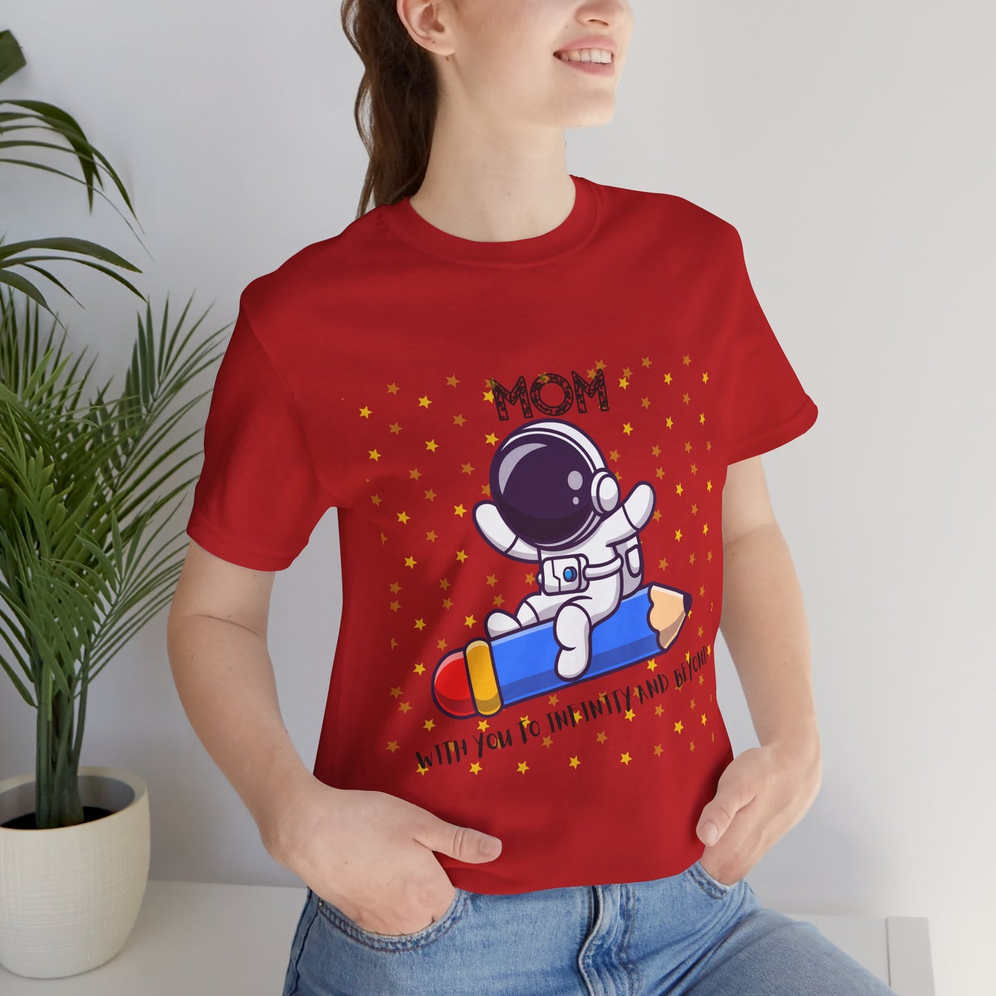 Cosmic Mom Tee - Perfect Gift for Astronaut Lovers, Mother's Day Gift, Cute Space Shirt, Fun Graphic Tee, Unique Mom Present