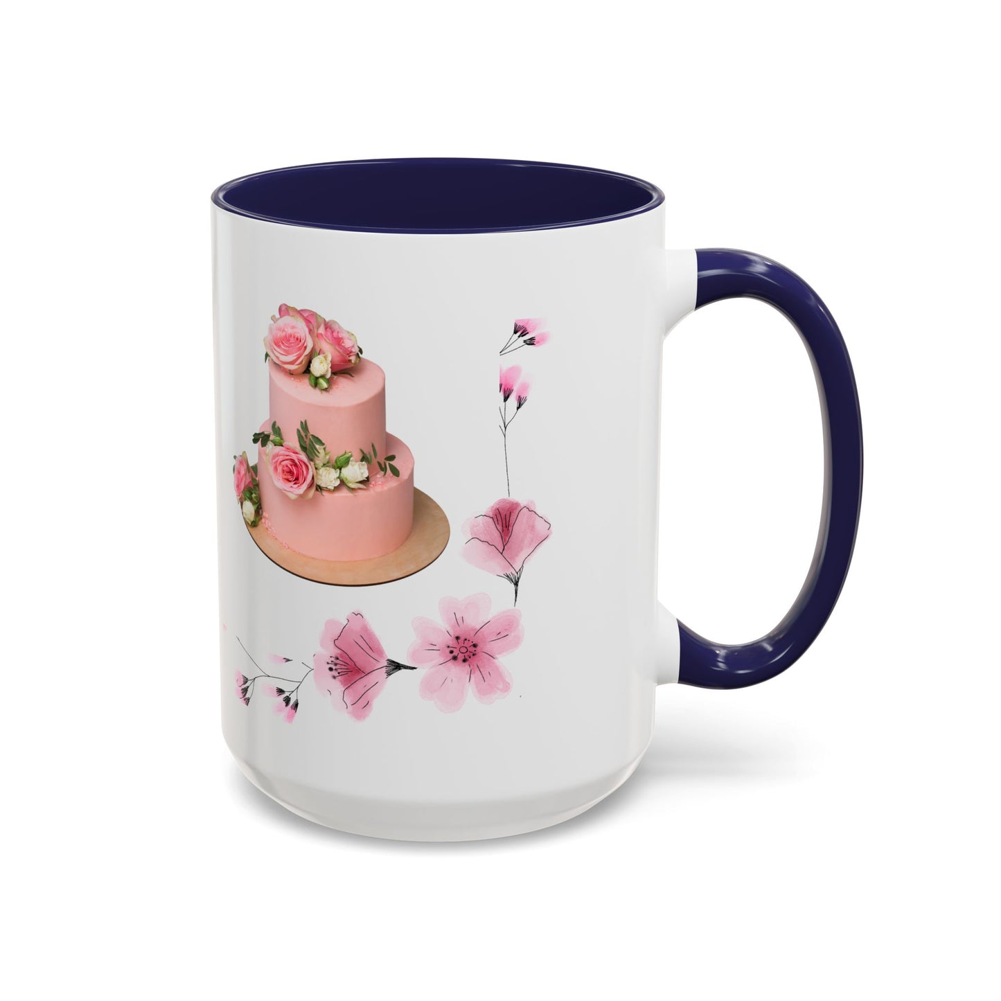 Floral Birthday Coffee Mug, Perfect Gift for Celebrations, Tea Lover's Mug, Party Favors, Flower Decor, Personalized Birthday Mug