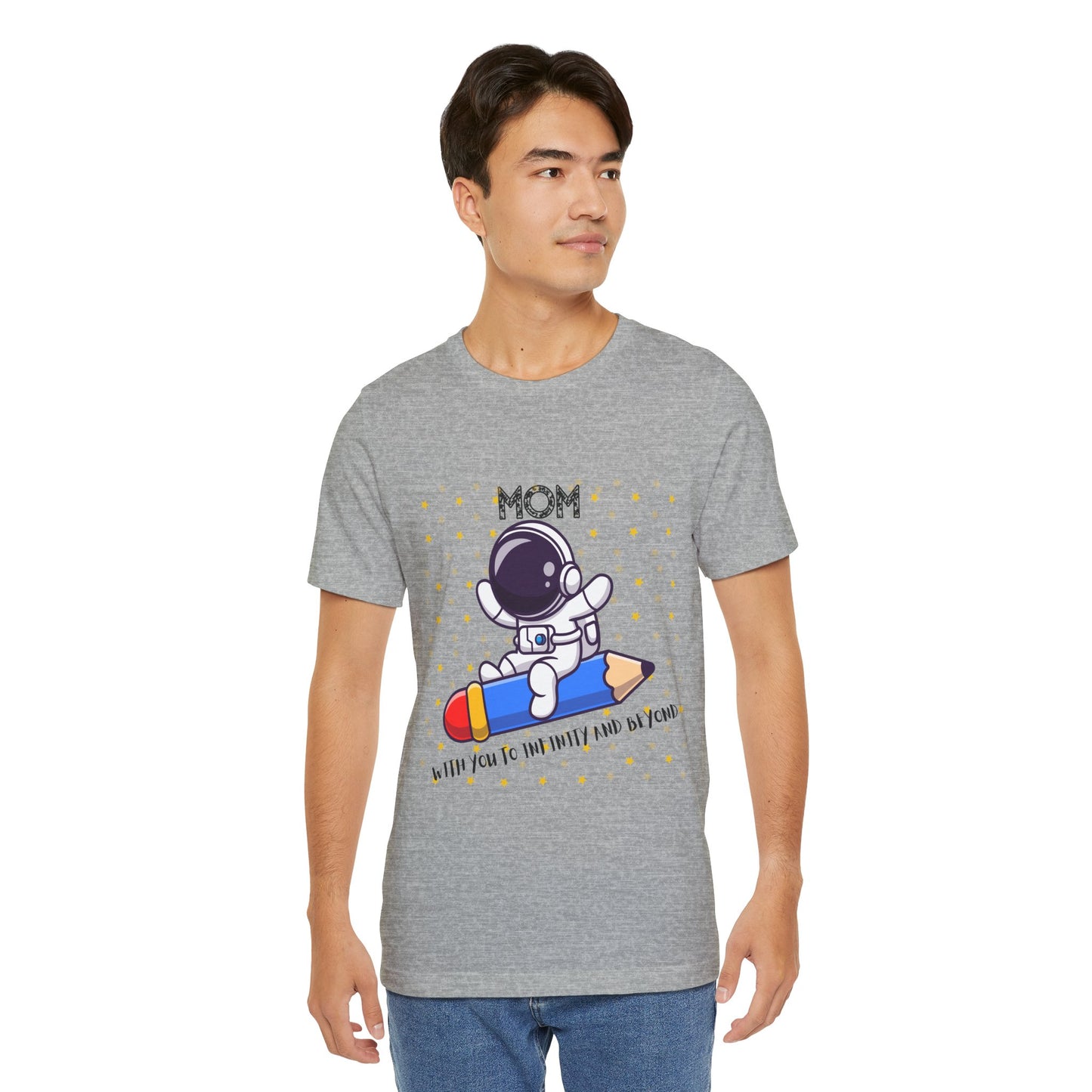 Cosmic Mom Tee - Perfect Gift for Astronaut Lovers, Mother's Day Gift, Cute Space Shirt, Fun Graphic Tee, Unique Mom Present