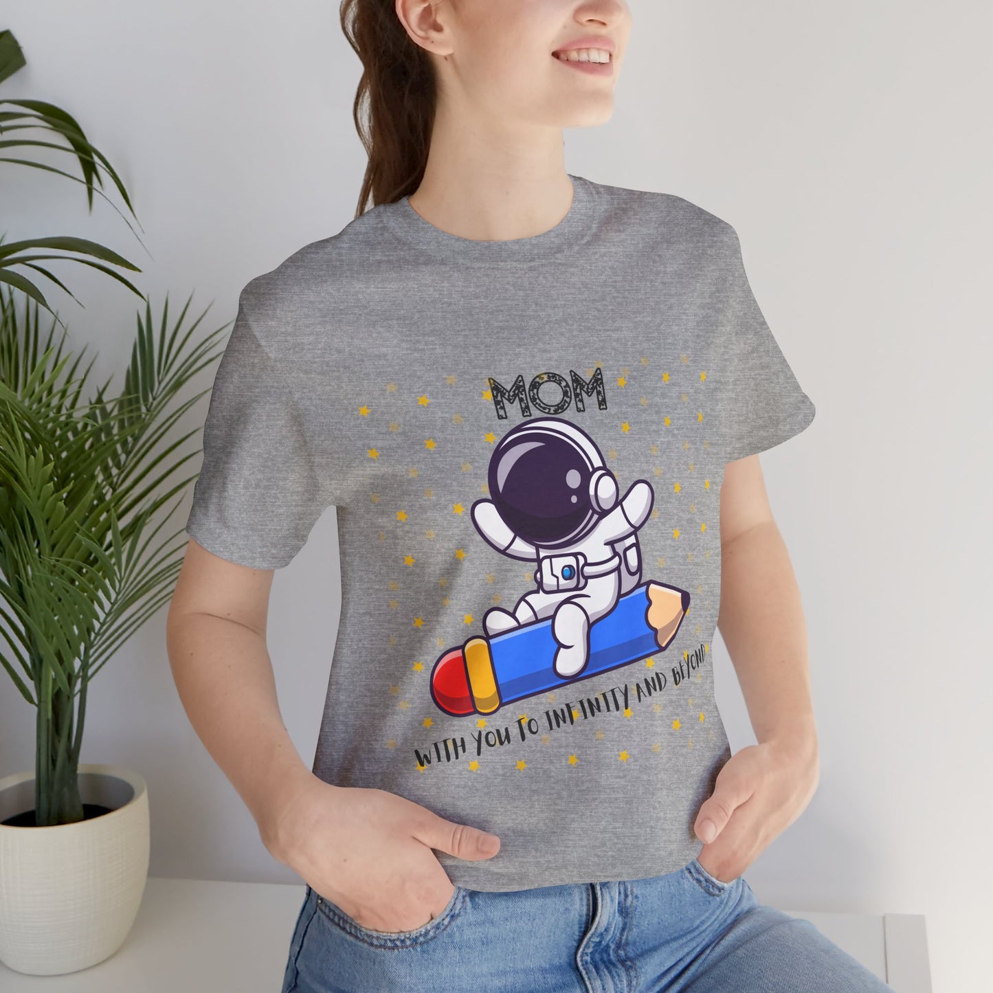 Cosmic Mom Tee - Perfect Gift for Astronaut Lovers, Mother's Day Gift, Cute Space Shirt, Fun Graphic Tee, Unique Mom Present