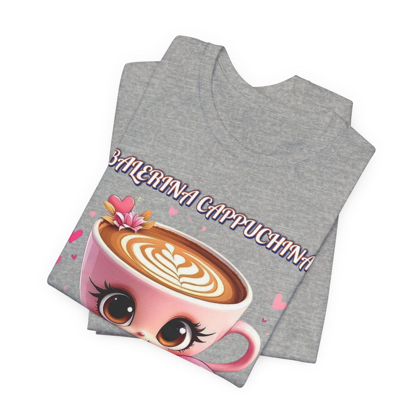 Cute Coffee Lover Tee, Adorable Graphic Shirt, Perfect Gift for Baristas, Coffee Enthusiasts, Valentine's Day, Birthdays, Casual Wear