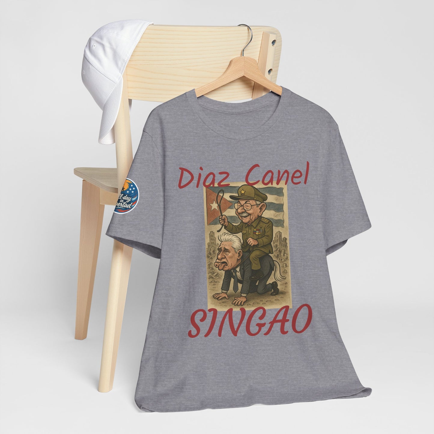 Sassy Political Humor Tee: Dias Canal Singao Shirt, Unisex Short Sleeve, Casual Wear, Gift for Friends, Funny Statement Tee
