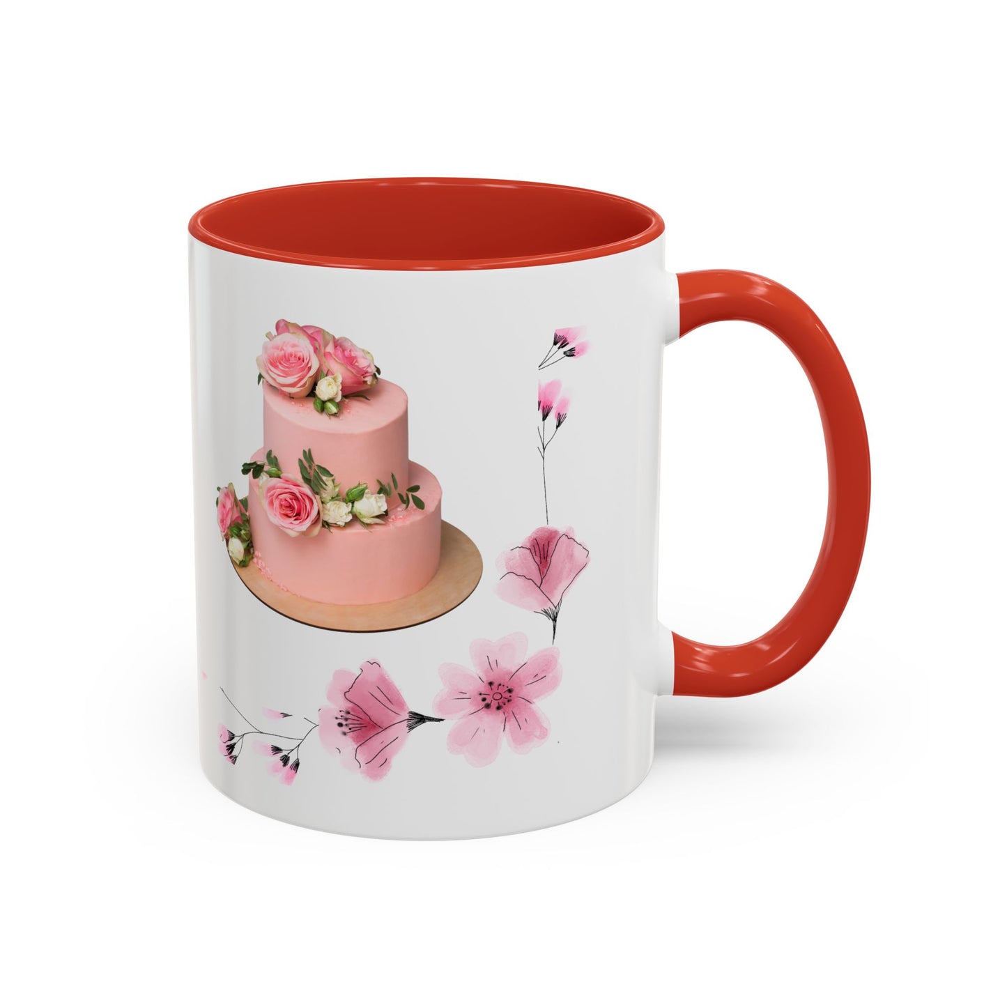 Floral Birthday Coffee Mug, Perfect Gift for Celebrations, Tea Lover's Mug, Party Favors, Flower Decor, Personalized Birthday Mug