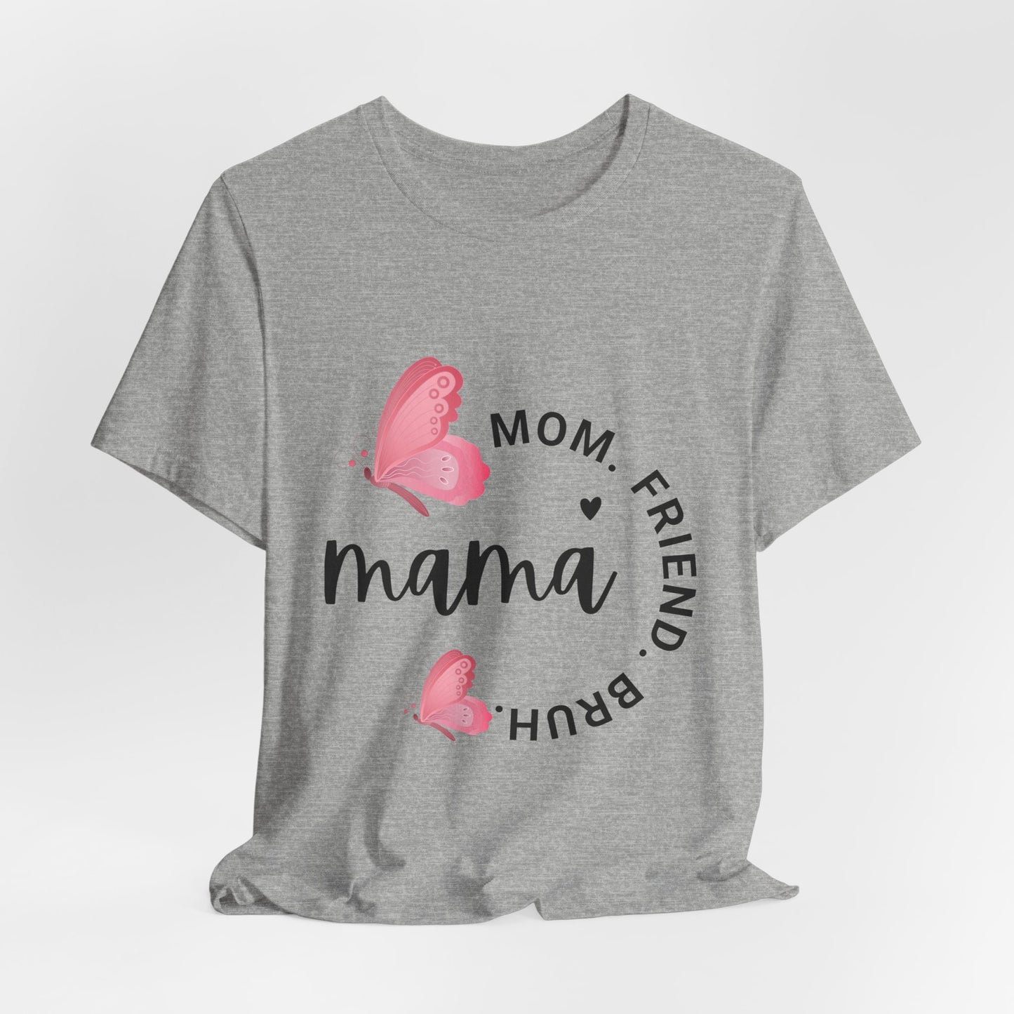Mama Butterfly Unisex Tee, Cute Mother's Day Gift, Butterfly Graphic T-Shirt, Mom's Day, Spring Fashion, Gift for Her