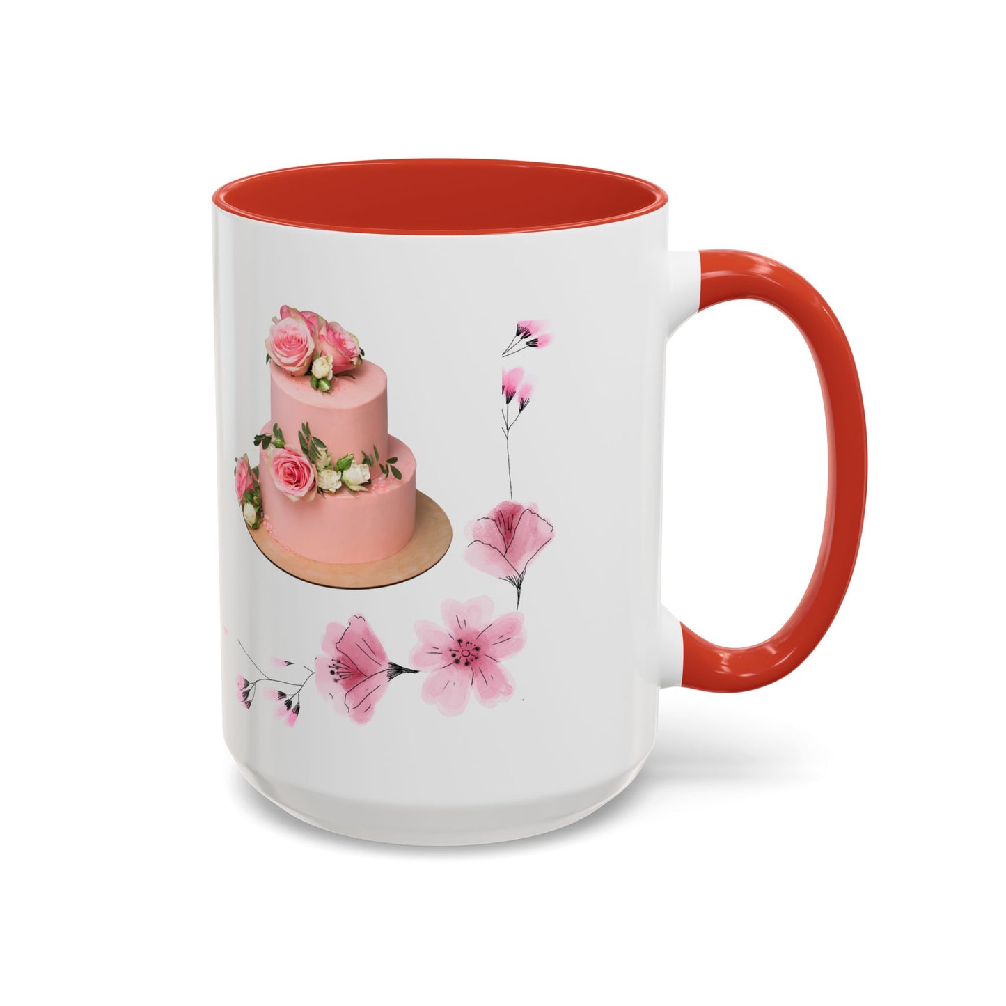Floral Birthday Coffee Mug, Perfect Gift for Celebrations, Tea Lover's Mug, Party Favors, Flower Decor, Personalized Birthday Mug