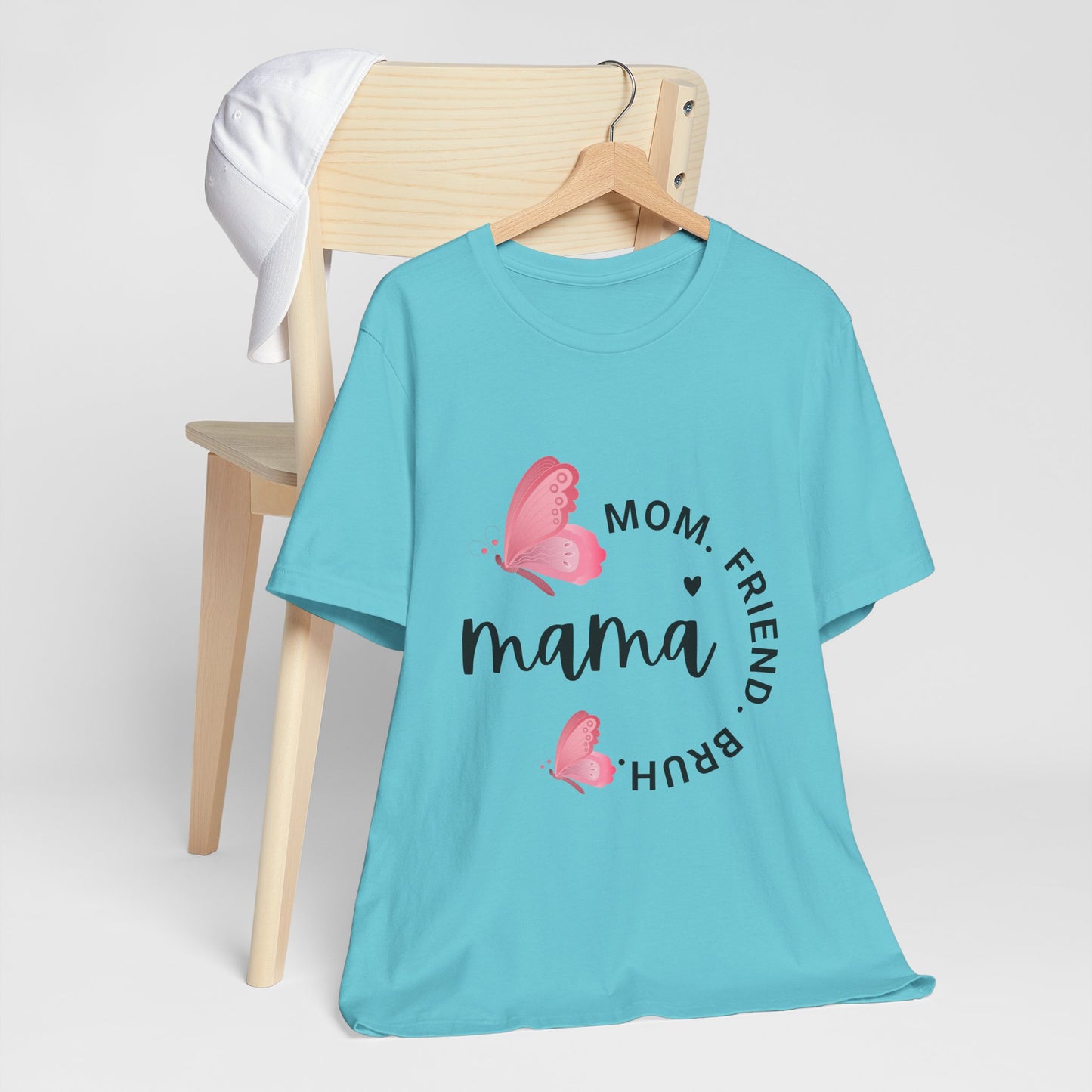 Mama Butterfly Unisex Tee, Cute Mother's Day Gift, Butterfly Graphic T-Shirt, Mom's Day, Spring Fashion, Gift for Her